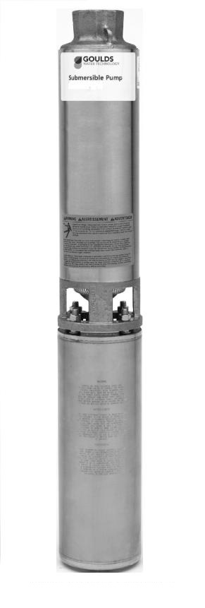 Goulds 5LS05 5GPM Submersible Water Well Pump End 1/2HP Req