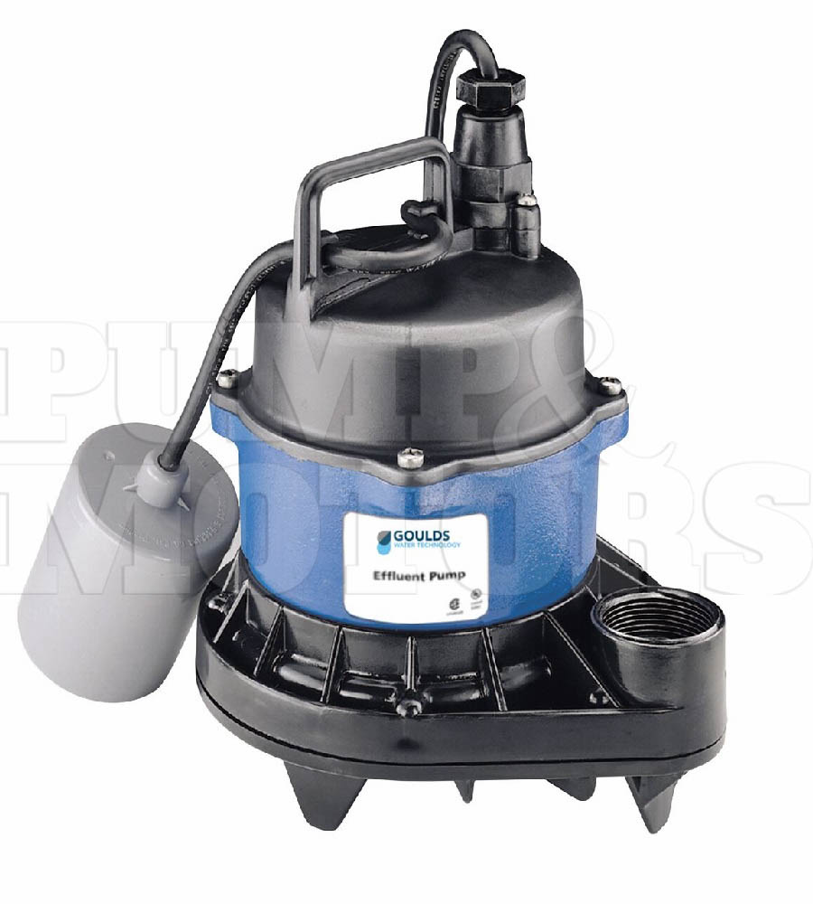 Goulds EP0411A 4/10 HP Submersible Effluent Pump 115V
