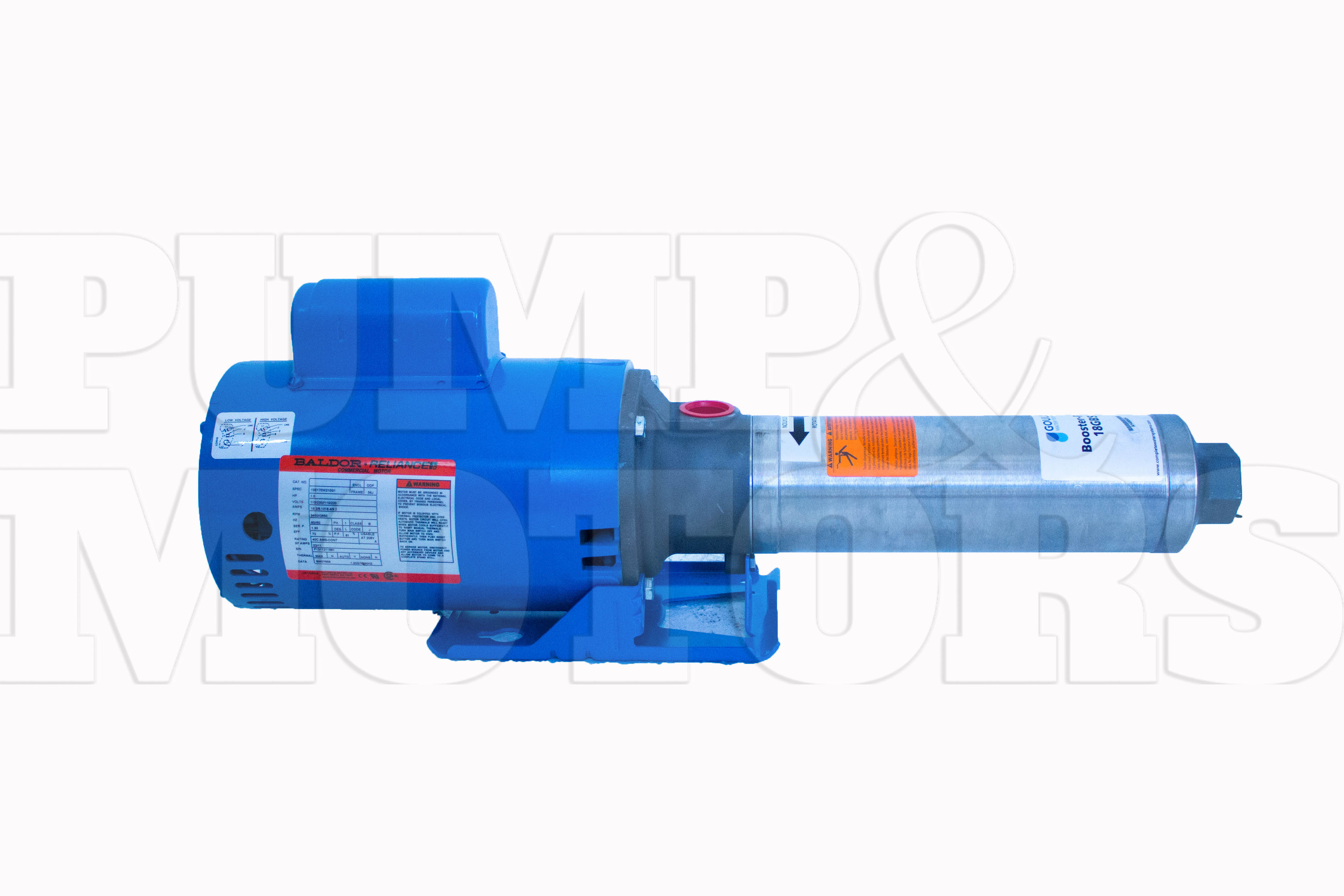10GBS07 Goulds 3/4HP 1Ph Multi-Stage Centrifugal Booster Pump - Click Image to Close