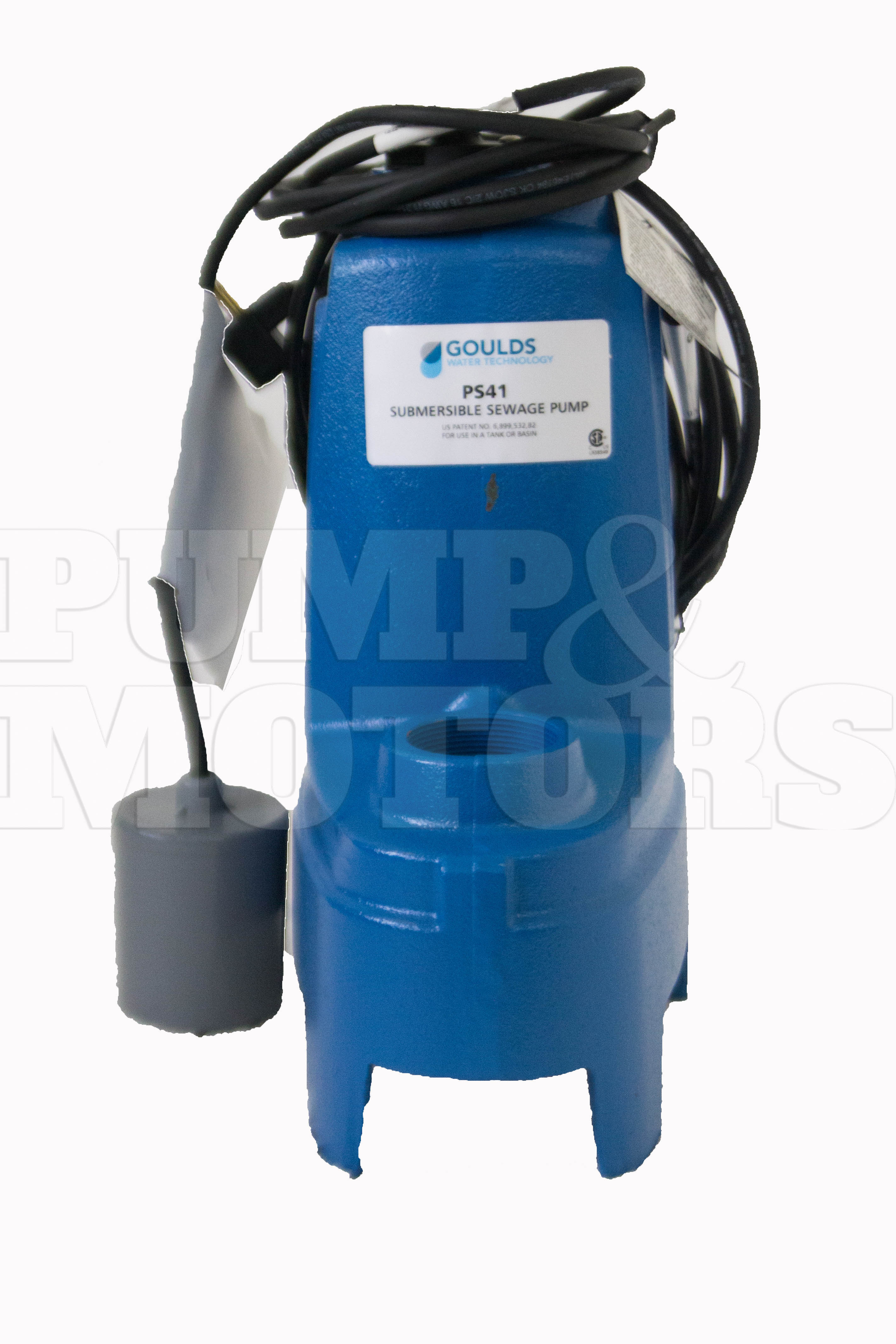 Goulds WS0511B 1/2 HP Submersible Sewage Pump – 115V, USA Made, Waste Water Pump