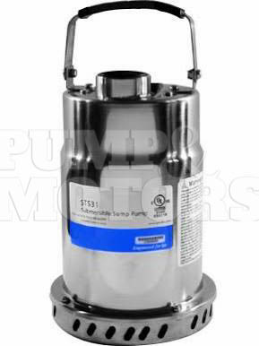 Goulds STS21M 1/4 HP Submersible Sump Pump 115V