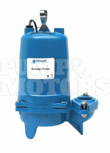 Goulds WS0538BF 1/2HP Submersible Sewage Pump