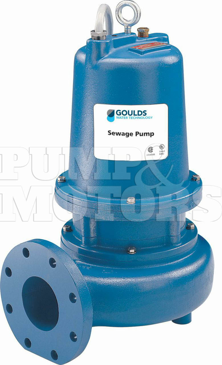Goulds WS2012D4 2 HP Submersible Sewage Pump